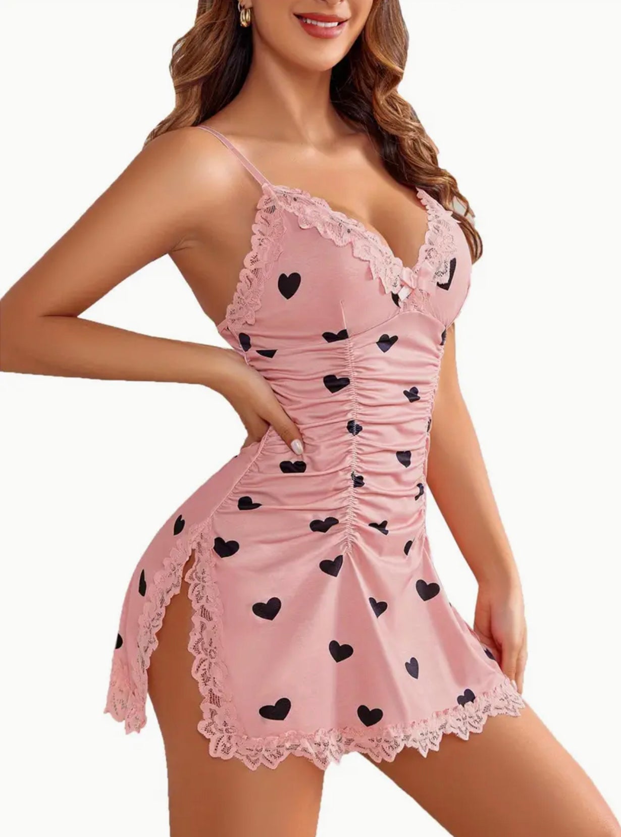 Womens Lingerie Nightgowns for Women Soft Sexy Ruched Babydoll Lingerie